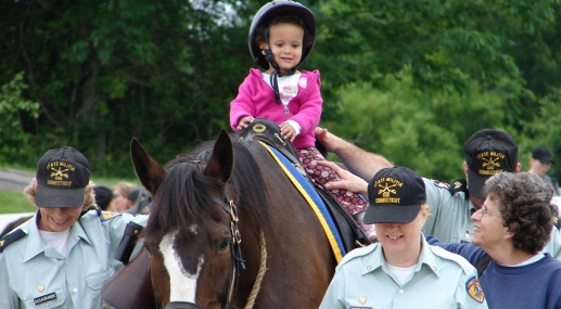 Love of horses in action.