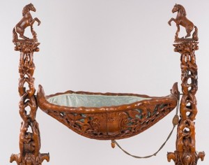 Wadsworth Atheneum Museum of Art holdings include the Colt cradle. Image is linked to the museum site.