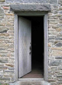 Enter New England's oldest stone house in Guilford. 