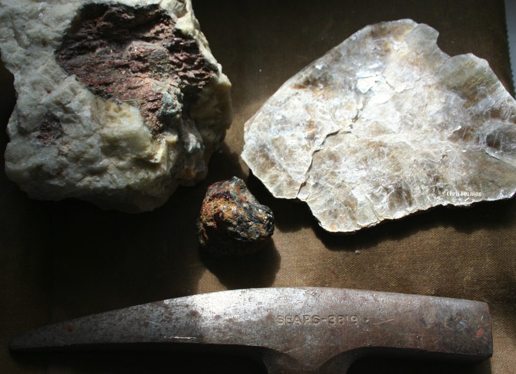 Rocks collected at Strickland Quarry long ago.