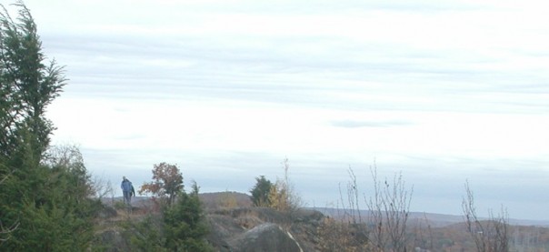 Views from a traprock ridge in Connecticut. Photo by Chris Brunson, walking around the state.