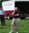 Groundbreaking for the Hartford Circus Fire Memorial.