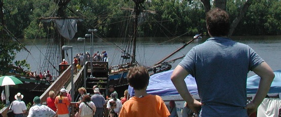 Ship on Connecticut River on a voyage from the sound to the river. Moo Dog Press Magazine.